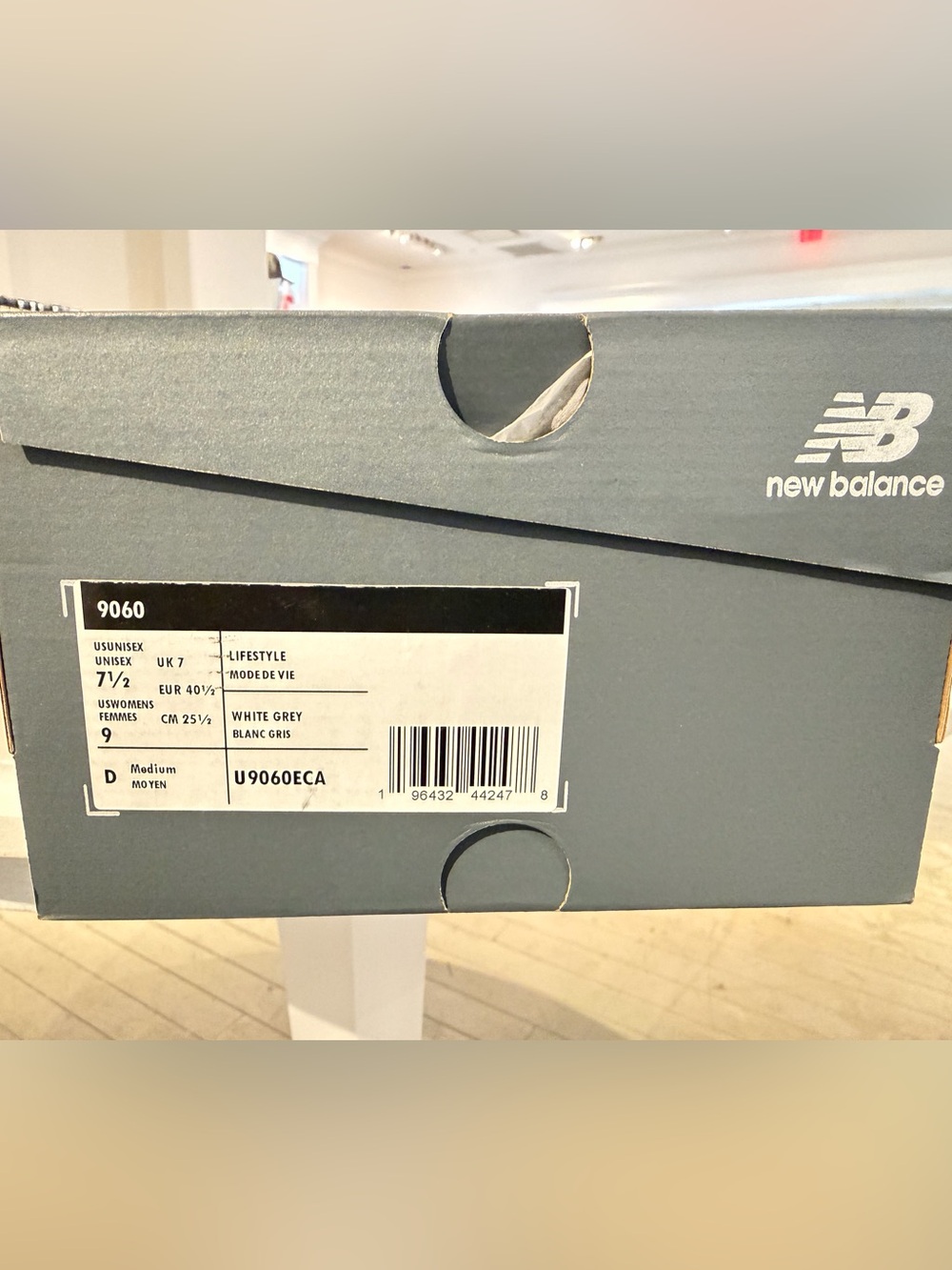 New balance unisex 9060 White Grey - Picture 5 of 5